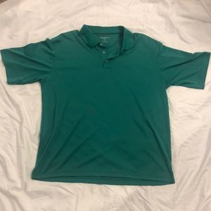Men’s XL green polo shirt